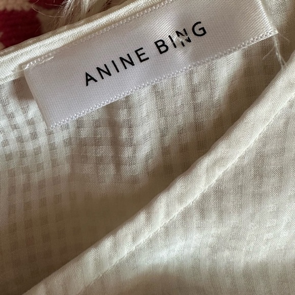 Anine Bing Tabitha seersucker mini dress size small style AB20-115-01 - Picture 4 of 7